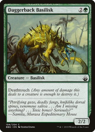 Daggerback Basilisk [Battlebond] | Dumpster Cat Games