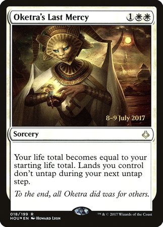 Oketra's Last Mercy [Hour of Devastation Promos] | Dumpster Cat Games