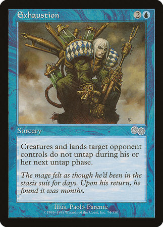 Exhaustion [Urza's Saga] | Dumpster Cat Games