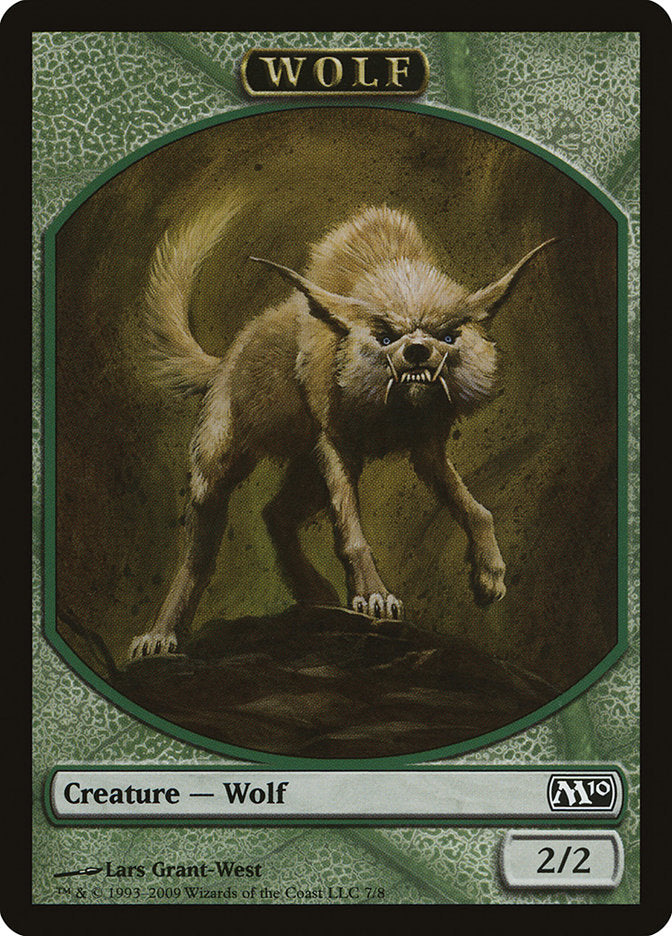 Wolf [Magic 2010 Tokens] | Dumpster Cat Games
