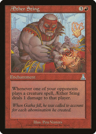 Aether Sting [Urza's Destiny] | Dumpster Cat Games