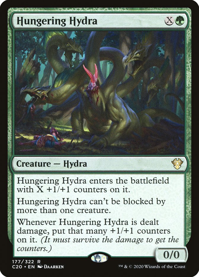 Hungering Hydra [Commander 2020] | Dumpster Cat Games