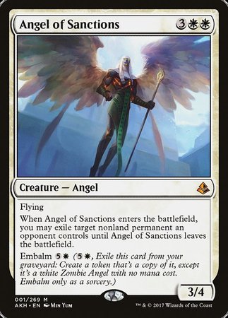 Angel of Sanctions [Amonkhet] | Dumpster Cat Games