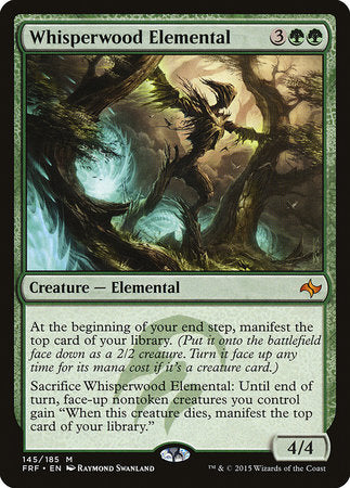 Whisperwood Elemental [Fate Reforged] | Dumpster Cat Games