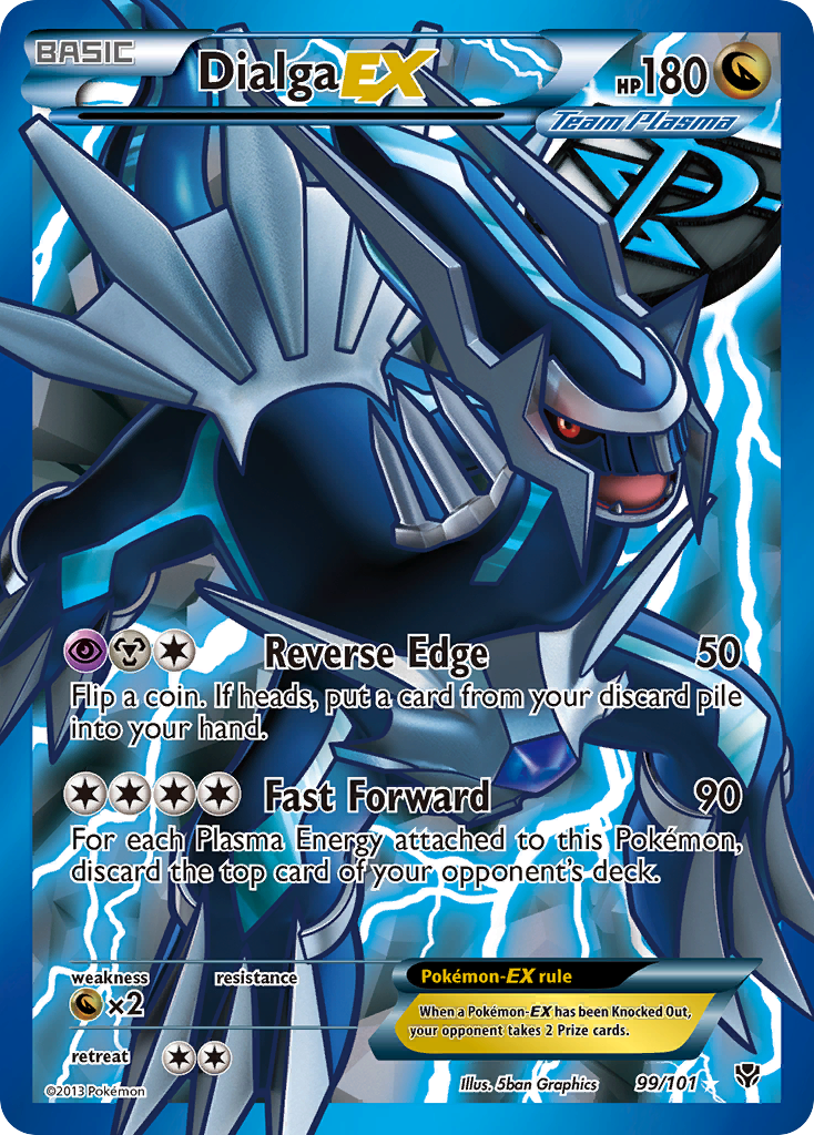 Dialga EX (99/101) [Black & White: Plasma Blast] | Dumpster Cat Games