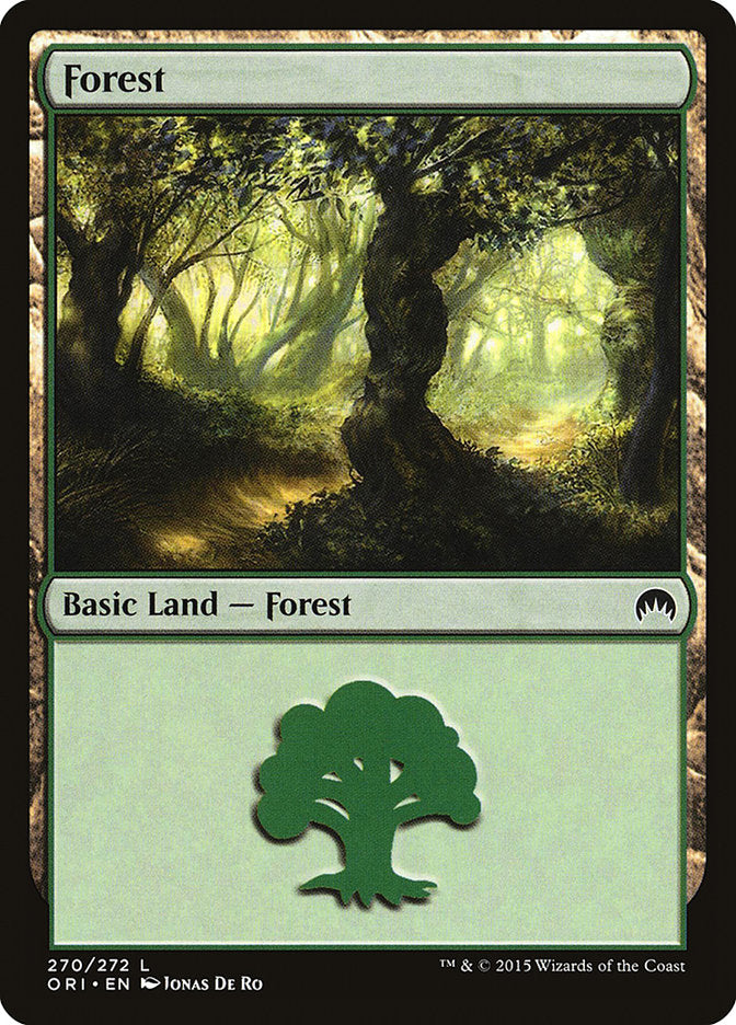 Forest (270) [Magic Origins] | Dumpster Cat Games