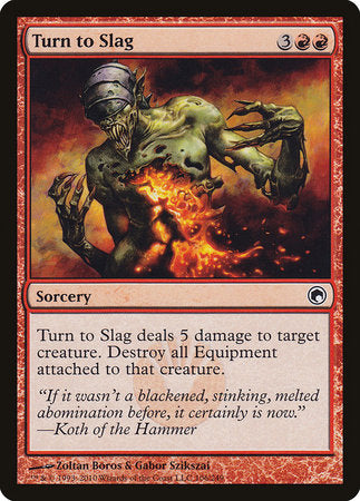 Turn to Slag [Scars of Mirrodin] | Dumpster Cat Games