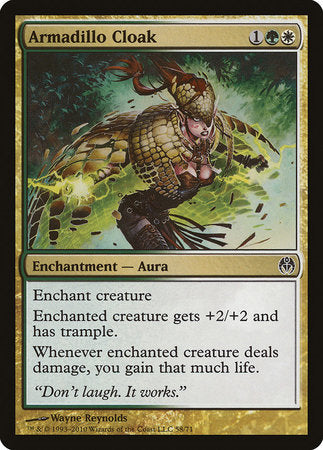 Armadillo Cloak [Duel Decks: Phyrexia vs. the Coalition] | Dumpster Cat Games
