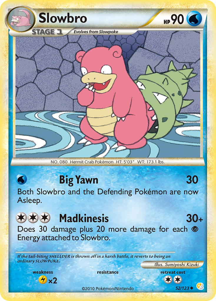 Slowbro (52/123) [HeartGold & SoulSilver: Base Set] | Dumpster Cat Games