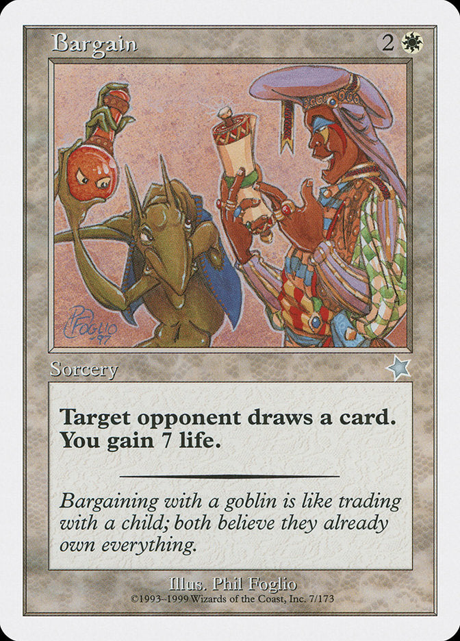 Bargain [Starter 1999] | Dumpster Cat Games