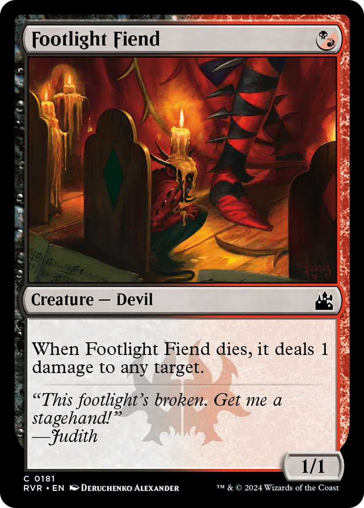 Footlight Fiend [Ravnica Remastered] | Dumpster Cat Games