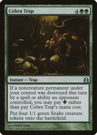 Cobra Trap [Commander 2011] | Dumpster Cat Games