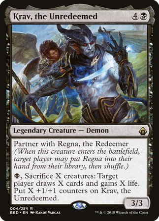 Krav, the Unredeemed [Battlebond] | Dumpster Cat Games