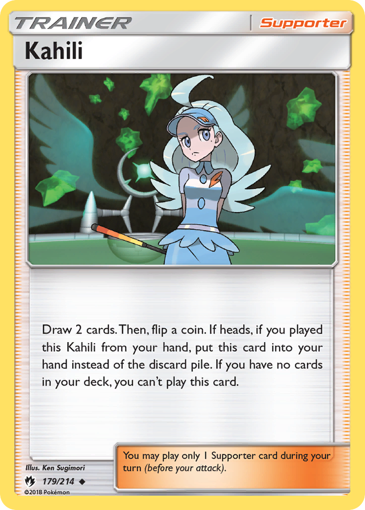 Kahili (179/214) [Sun & Moon: Lost Thunder] | Dumpster Cat Games