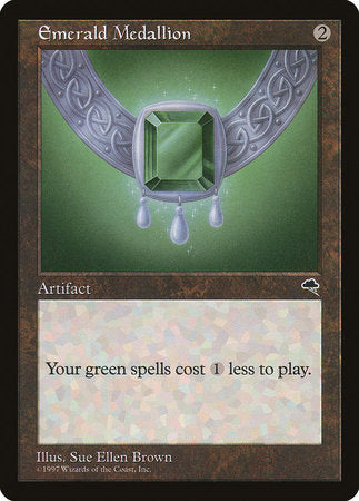 Emerald Medallion [Tempest] | Dumpster Cat Games