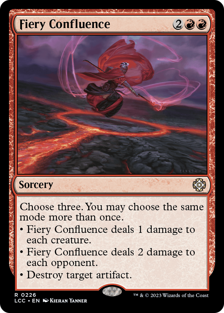 Fiery Confluence [The Lost Caverns of Ixalan Commander] | Dumpster Cat Games