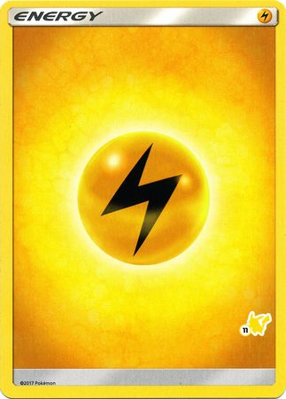 Lightning Energy (Pikachu Stamp #11) [Battle Academy 2020] | Dumpster Cat Games