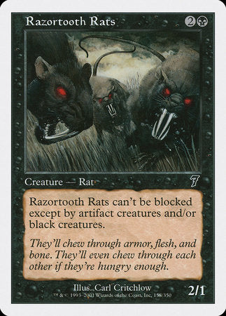 Razortooth Rats [Seventh Edition] | Dumpster Cat Games