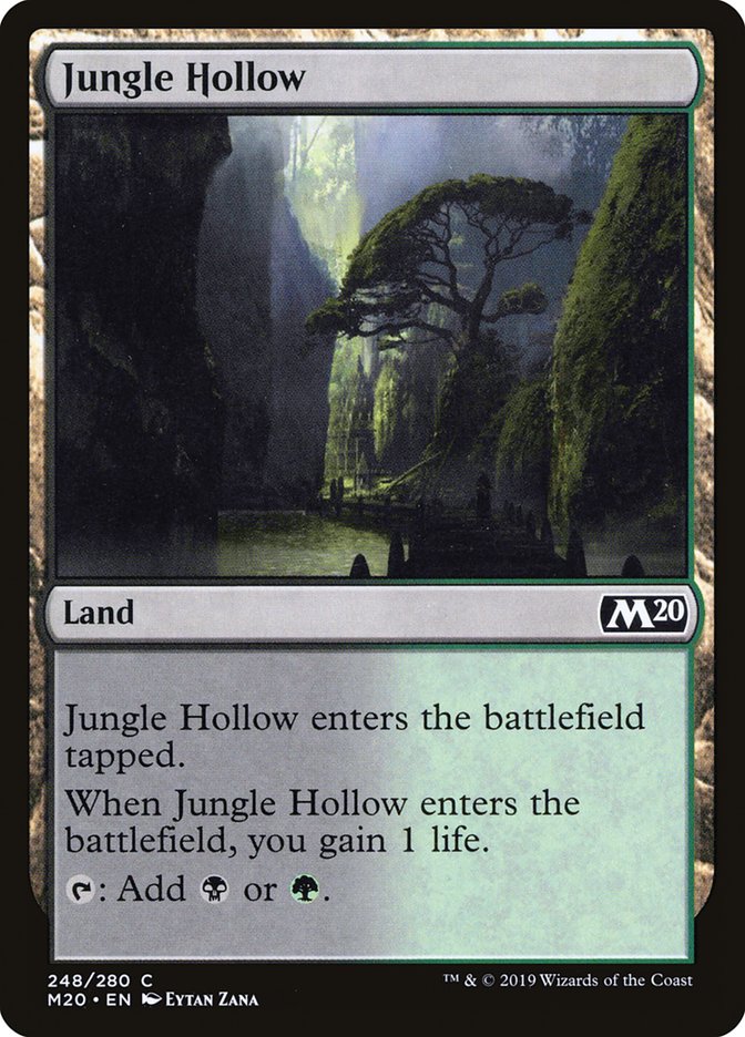Jungle Hollow [Core Set 2020] | Dumpster Cat Games