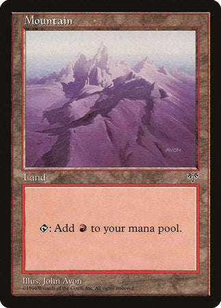 Mountain (Purple) [Mirage] | Dumpster Cat Games