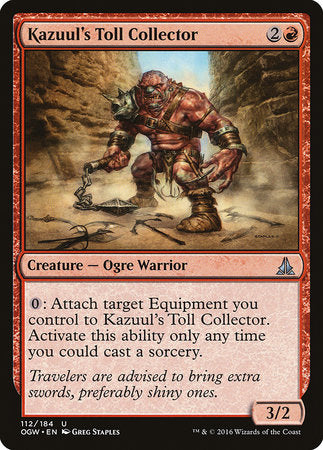 Kazuul's Toll Collector [Oath of the Gatewatch] | Dumpster Cat Games