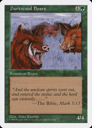 Durkwood Boars [Fifth Edition] | Dumpster Cat Games