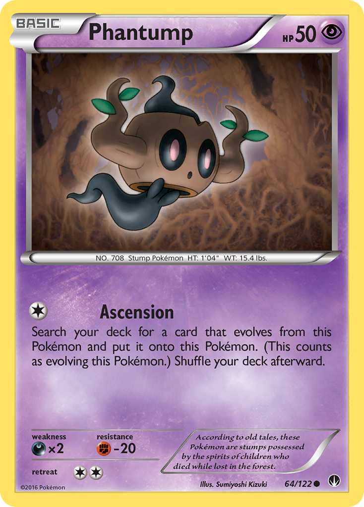 Phantump (64/122) [XY: BREAKpoint] | Dumpster Cat Games
