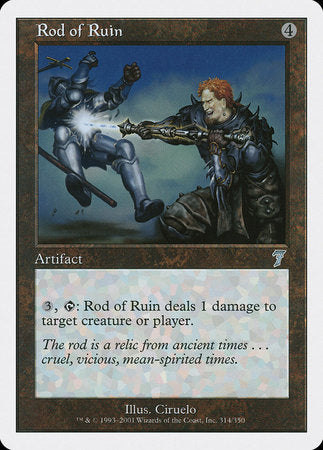 Rod of Ruin [Seventh Edition] | Dumpster Cat Games