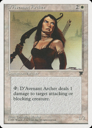 D'Avenant Archer [Chronicles] | Dumpster Cat Games