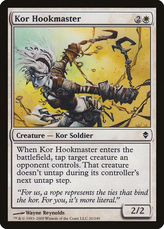 Kor Hookmaster [Zendikar] | Dumpster Cat Games