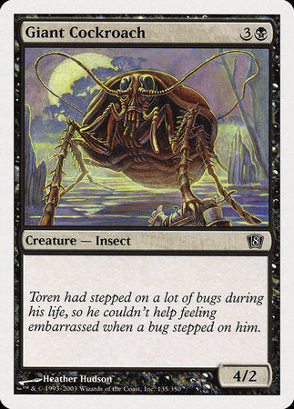 Giant Cockroach [Eighth Edition] | Dumpster Cat Games