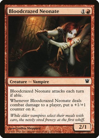 Bloodcrazed Neonate [Innistrad] | Dumpster Cat Games