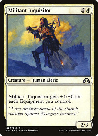 Militant Inquisitor [Shadows over Innistrad] | Dumpster Cat Games