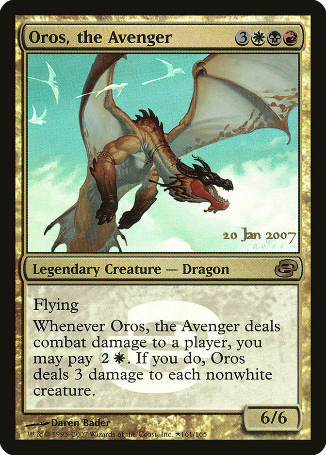 Oros, the Avenger [Planar Chaos Promos] | Dumpster Cat Games