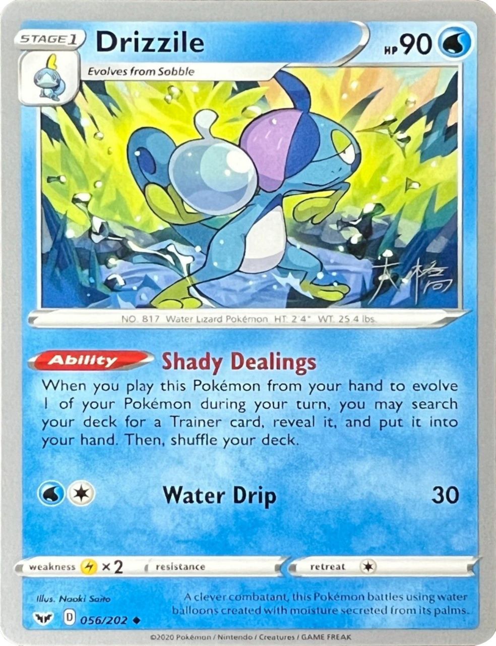 Drizzile (056/202) (Ice Rider Palkia - Rikuto Ohashi) [World Championships 2022] | Dumpster Cat Games