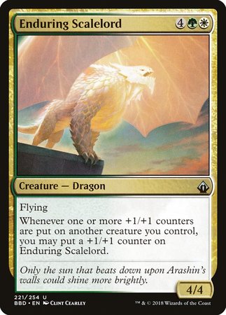 Enduring Scalelord [Battlebond] | Dumpster Cat Games