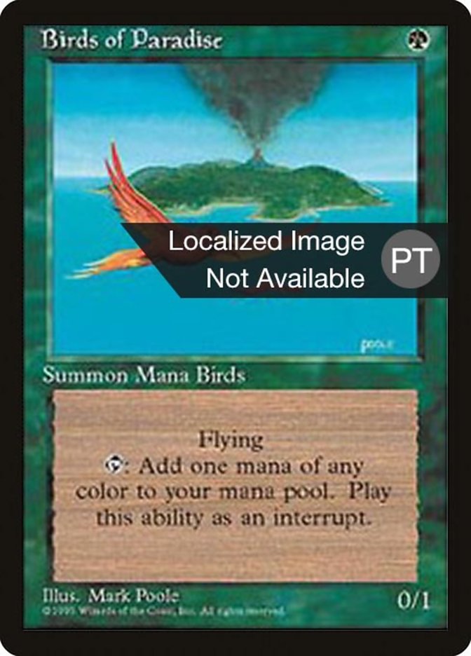 Birds of Paradise [Fourth Edition (Foreign Black Border)] | Dumpster Cat Games