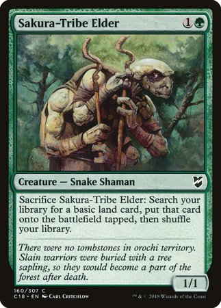 Sakura-Tribe Elder [Commander 2018] | Dumpster Cat Games