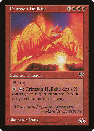 Crimson Hellkite [Mirage] | Dumpster Cat Games