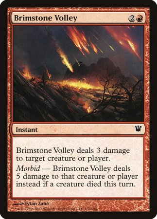 Brimstone Volley [Innistrad] | Dumpster Cat Games