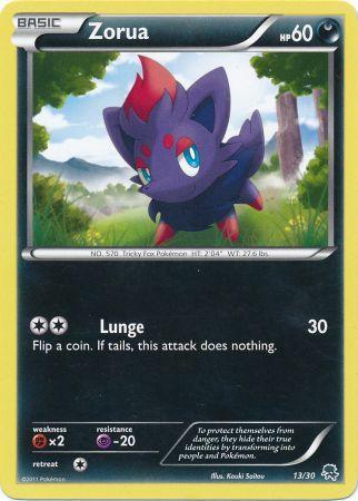 Zorua (13/30) [Black & White: Trainer Kit - Zoroark] | Dumpster Cat Games