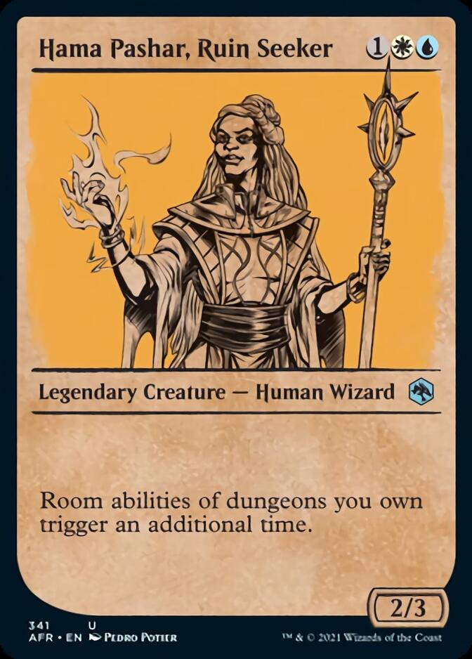 Hama Pashar, Ruin Seeker (Showcase) [Dungeons & Dragons: Adventures in the Forgotten Realms] | Dumpster Cat Games