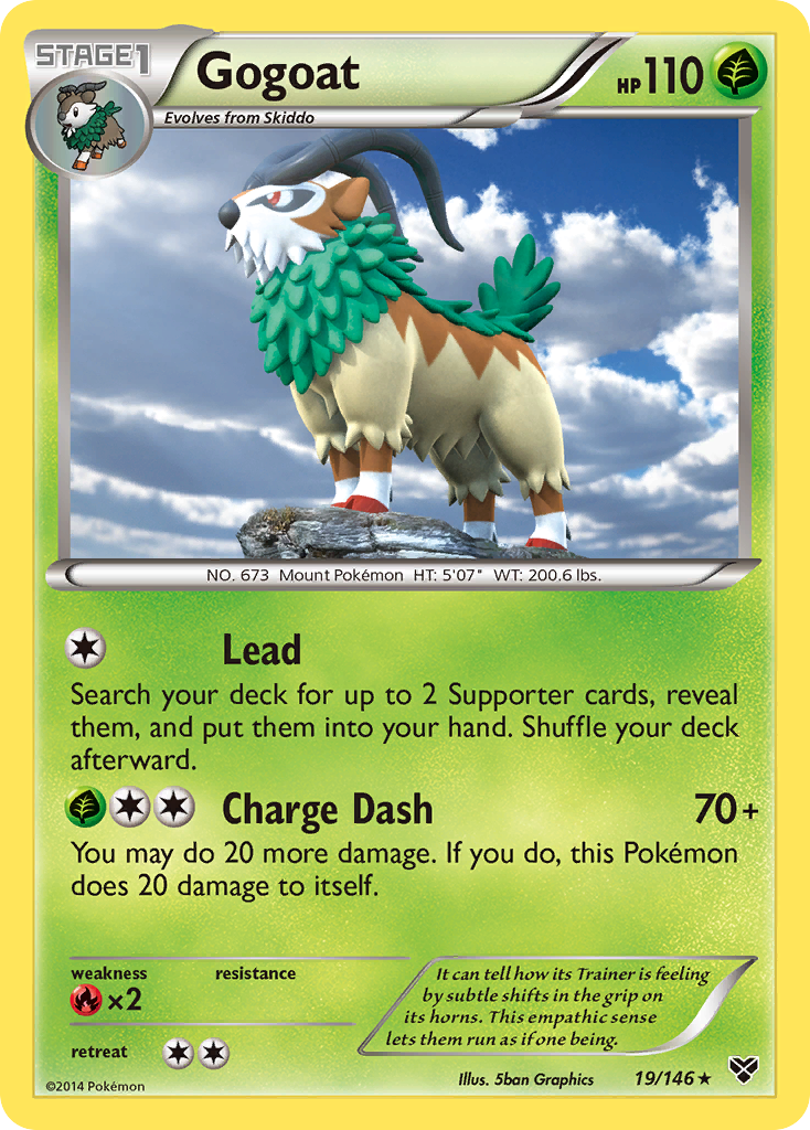 Gogoat (19/146) [XY: Base Set] | Dumpster Cat Games