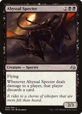 Abyssal Specter [Modern Masters 2017] | Dumpster Cat Games