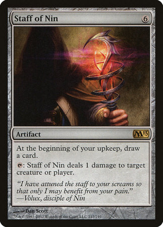 Staff of Nin [Magic 2013] | Dumpster Cat Games