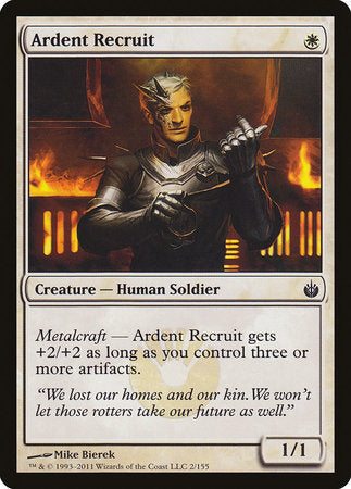 Ardent Recruit [Mirrodin Besieged] | Dumpster Cat Games