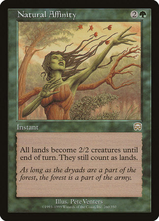 Natural Affinity [Mercadian Masques] | Dumpster Cat Games