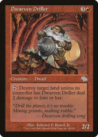 Dwarven Driller [Judgment] | Dumpster Cat Games