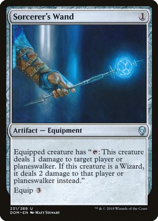 Sorcerer's Wand [Dominaria] | Dumpster Cat Games