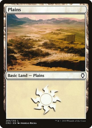Plains (284) [Commander Anthology Volume II] | Dumpster Cat Games